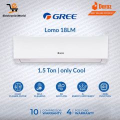 Gree GS-18LM 1.5 Ton Non-Inverter Split Air Conditioner - National Mall-1 (3 Months 0% Percent Profit Product Available On 48 Months Installment)